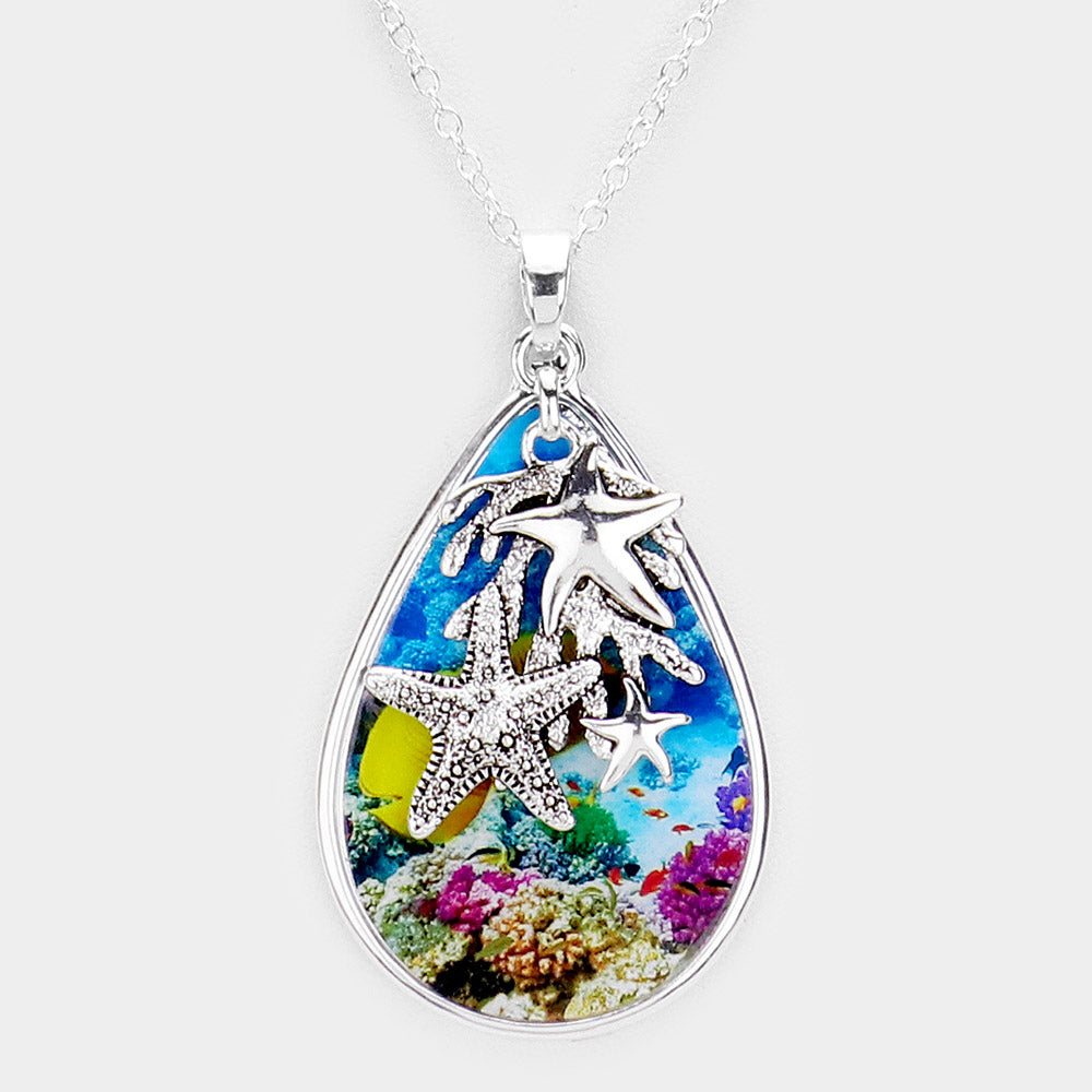iLLASPARKZ Starfish Sea Life Pendant Necklace