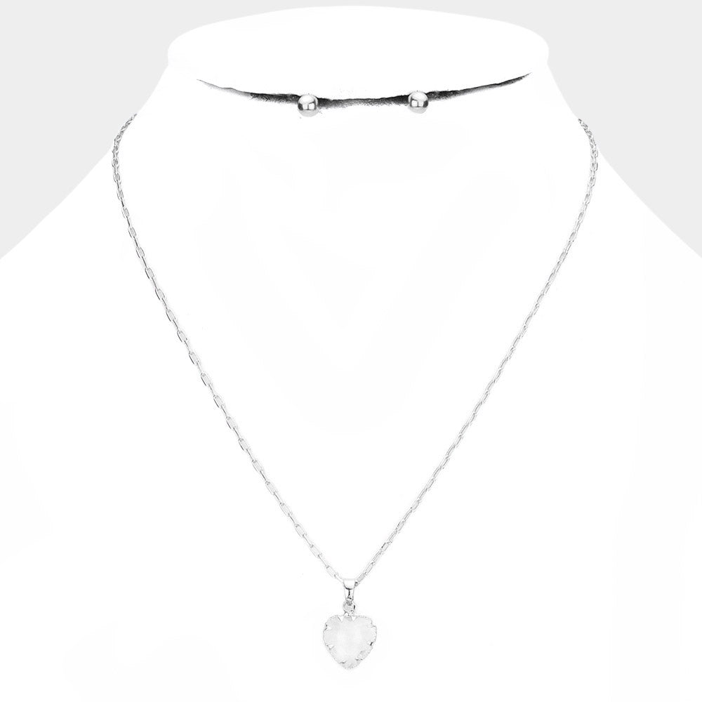 iLLASPARKZ Heart Pendant Necklace