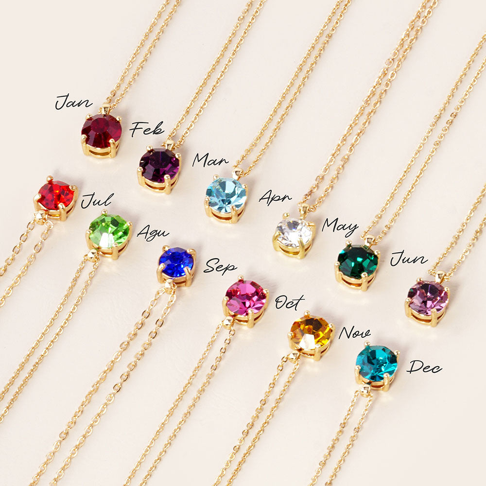iLLASPARKZ April - Birthstone Pendant Necklace