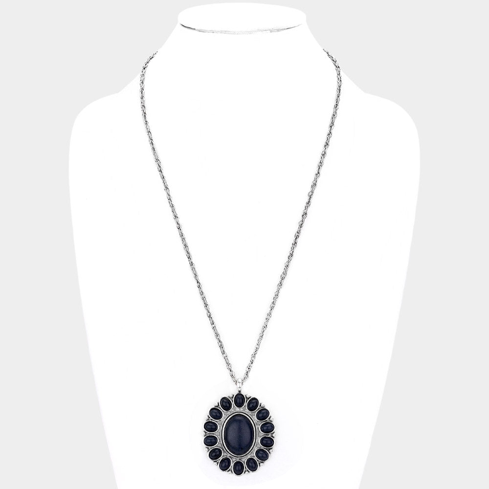 iLLASPARKZ Natural Stone Pendant Necklace