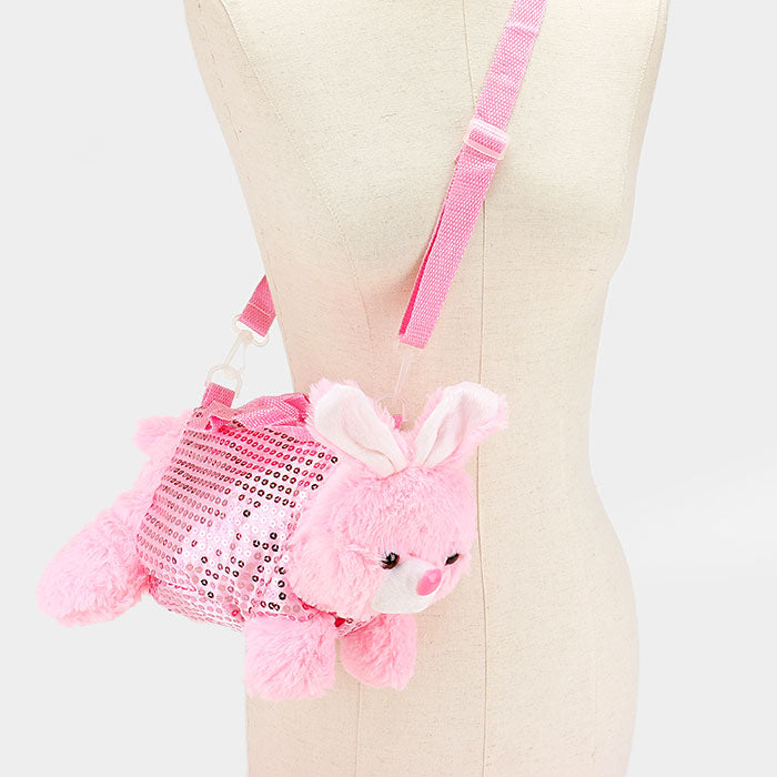 iLLASPARKZ Sequin Bunny Doll Cross Bag