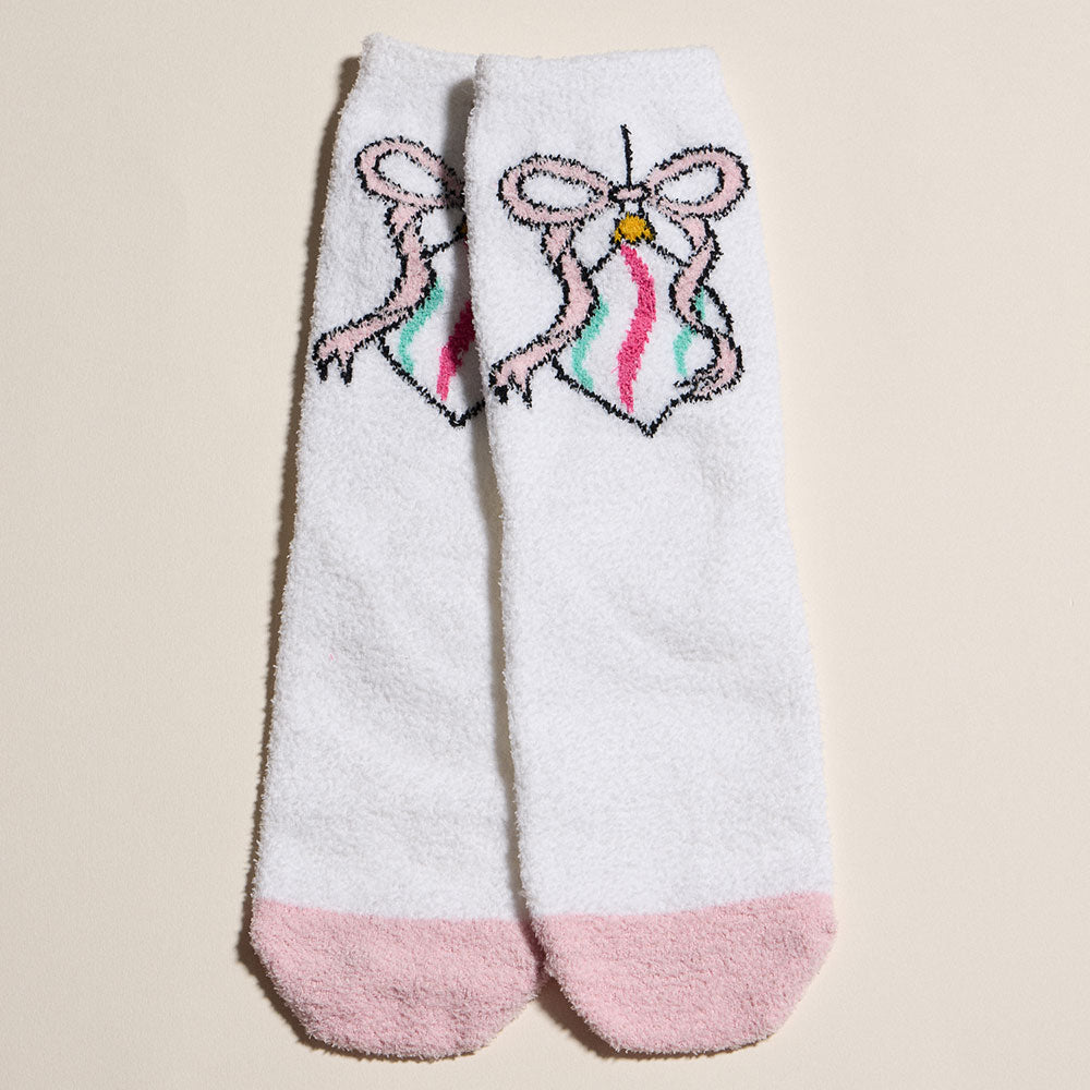 iLLASPARKZ 4Pairs - Bow HOHOHO Nutcracker Printed Christmas Bundle Gift Socks Set