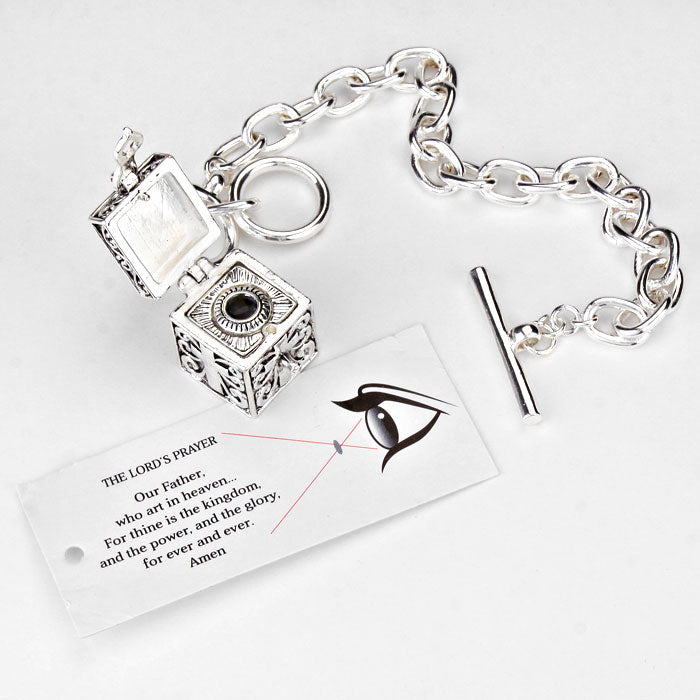 iLLASPARKZ Magnifying Prayer Box Bracelet