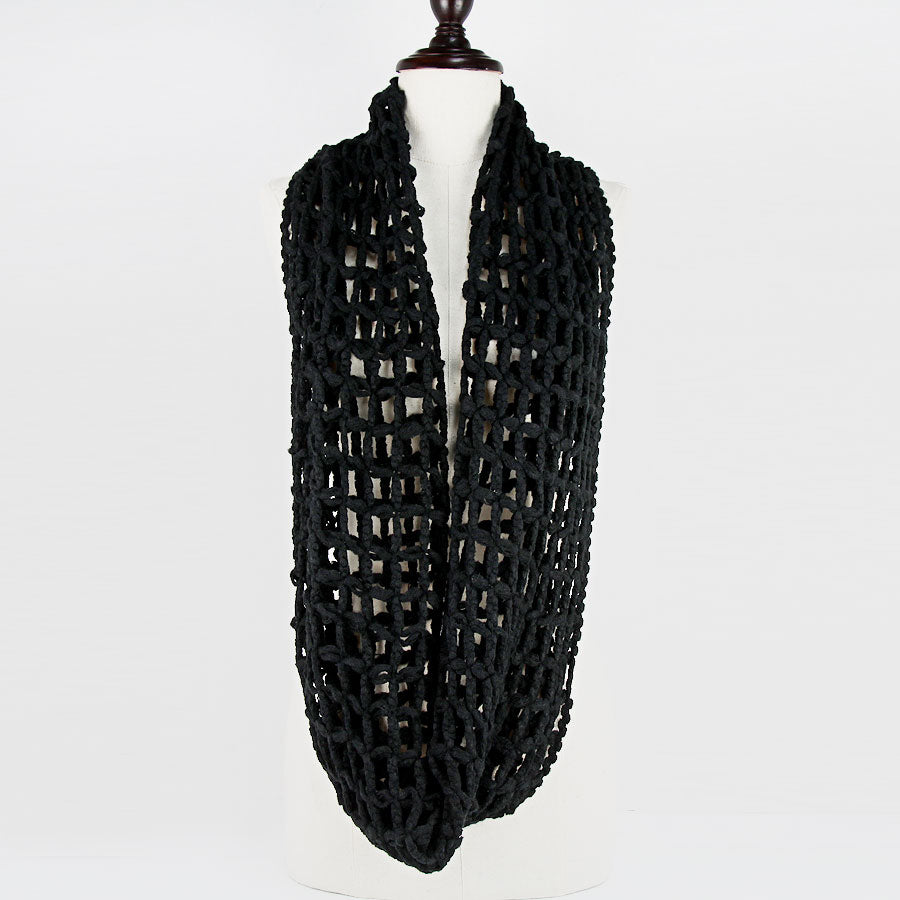 iLLASPARKZ Lattice Acrylic Infinity Scarf