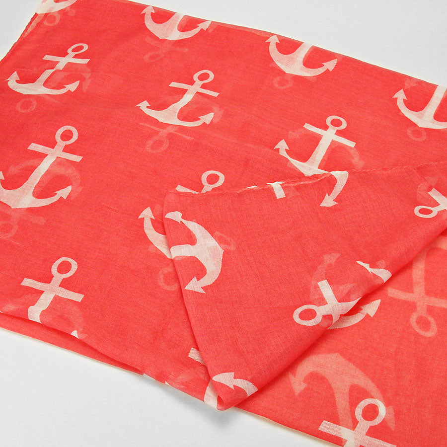 iLLASPARKZ Nautical Anchor Polyester Infinity Scarf