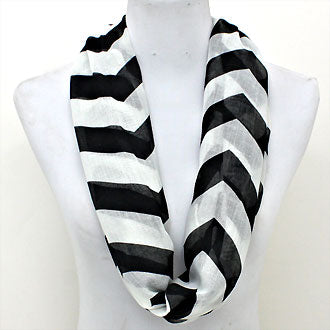 iLLASPARKZ Chevron Polyester Infinity Spring Scarf