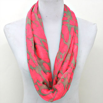 iLLASPARKZ Leopard Polyester Infinity Spring Scarf