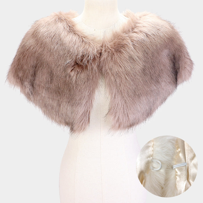 iLLASPARKZ Faux Fur Cape Scarf