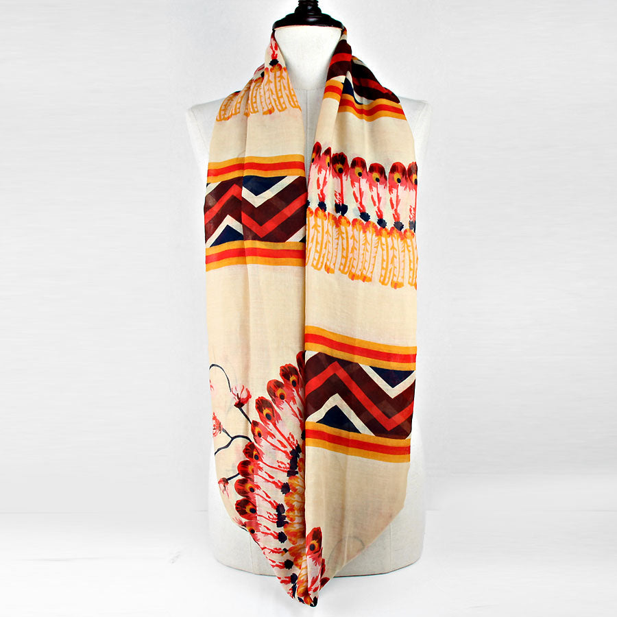 iLLASPARKZ Funky Tribal Polyester Infinity Scarf