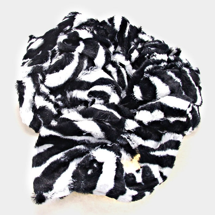 iLLASPARKZ Zebra pattern scarf