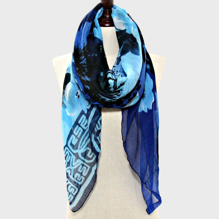 iLLASPARKZ Flower Pattern Pareo / Scarf