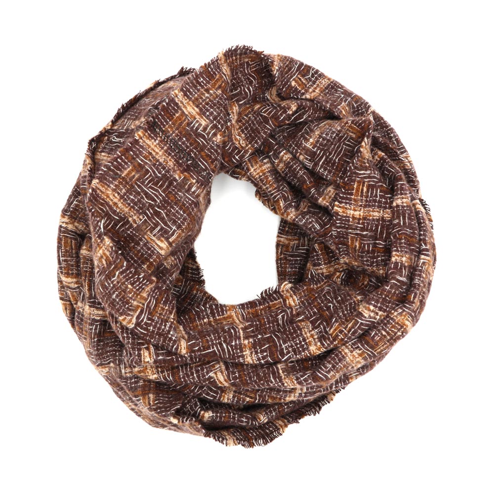 iLLASPARKZ Plaid Check Infinity Scarf