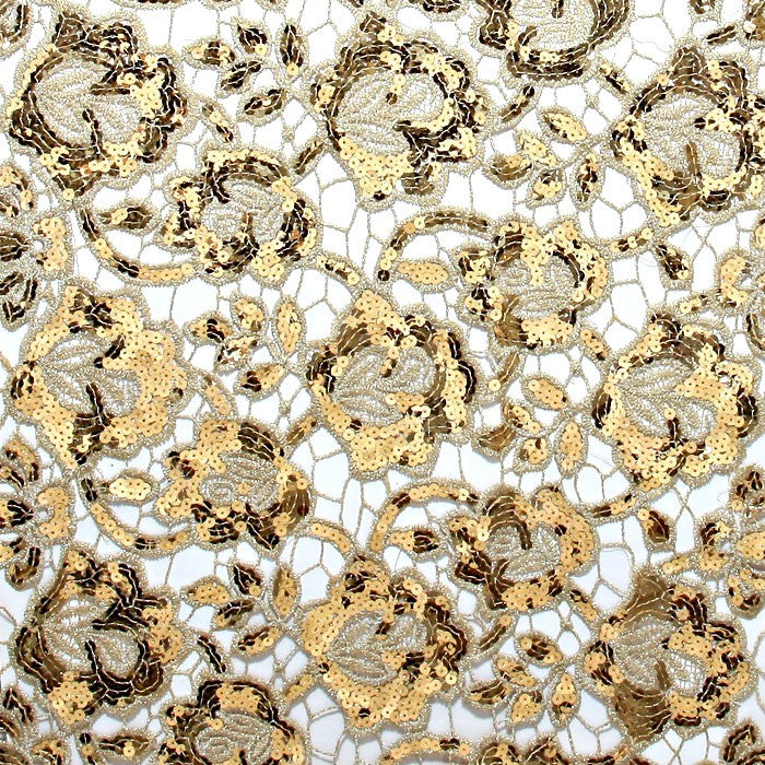 iLLASPARKZ Floral Sequin Scarf