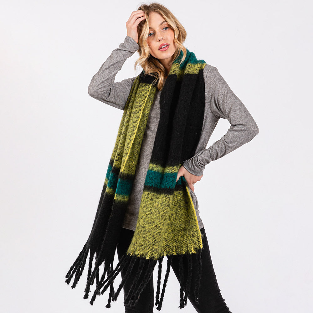 iLLASPARKZ Multi Color Stripe Scarf