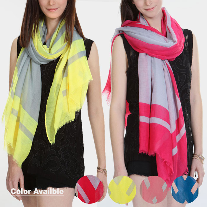 iLLASPARKZ Two tone scarf