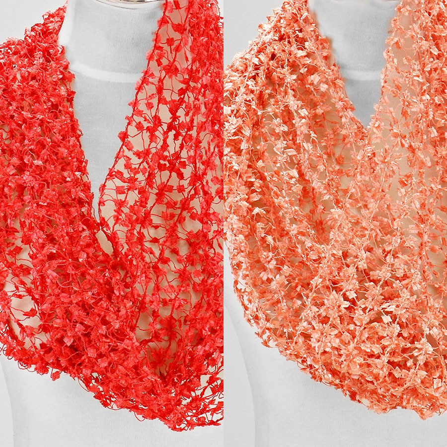 iLLASPARKZ Ombre Meshed Polyester Infinity Scarf
