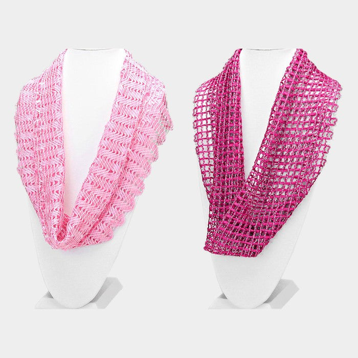 iLLASPARKZ 2PCS - Net Infinity Scarf