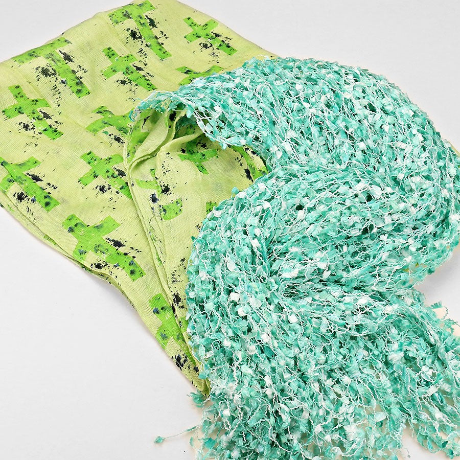 iLLASPARKZ Cross Meshed Viscose Scarf