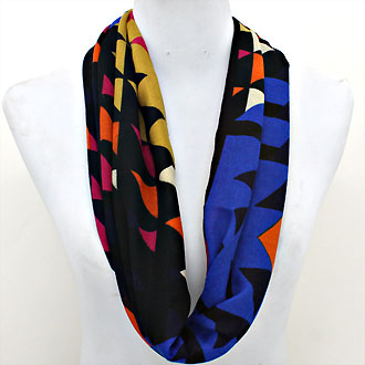 iLLASPARKZ Funky Triangle Polyester Infinity Scarf