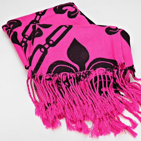 iLLASPARKZ Fleur de Lis Viscose Scarf
