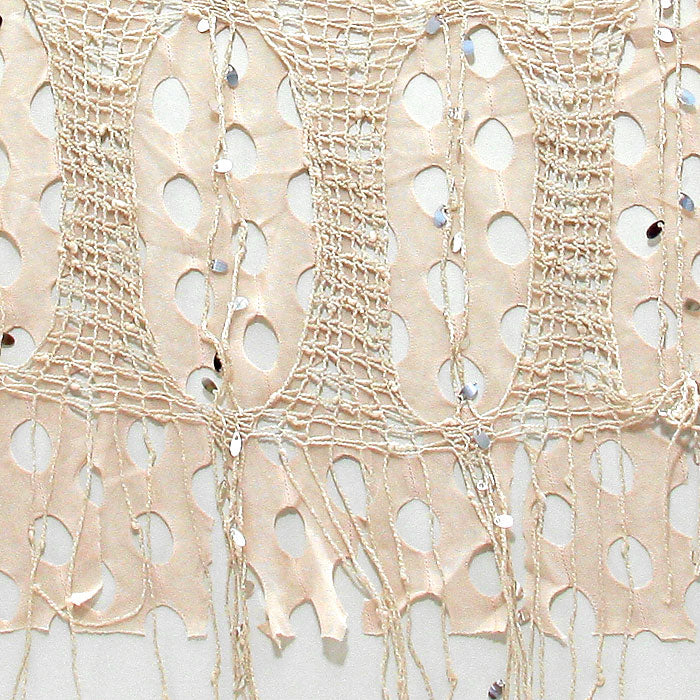 iLLASPARKZ Hole Scarf with Sequin Accented Net