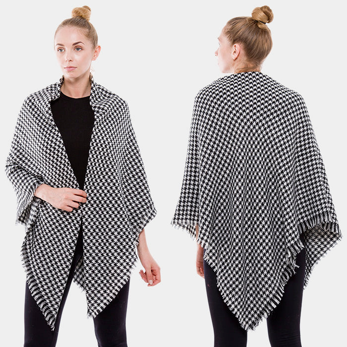 iLLASPARKZ Plaid check square blanket scarf