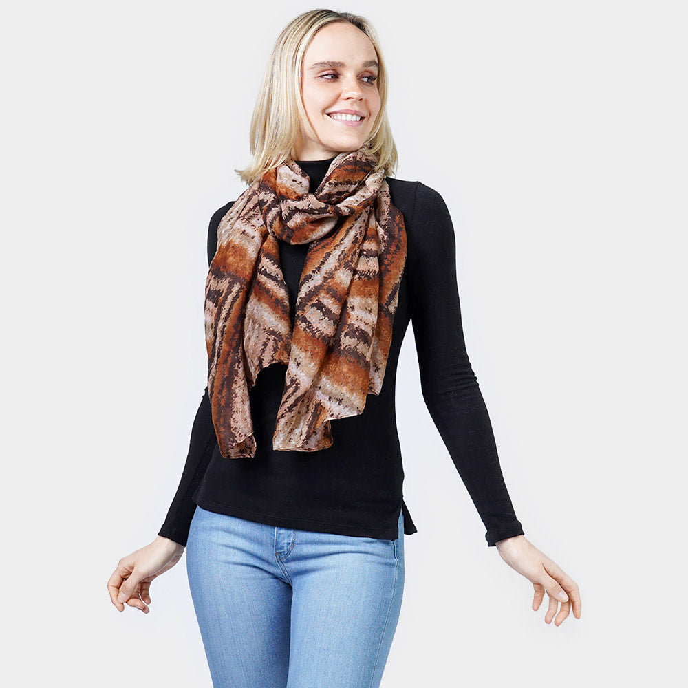 iLLASPARKZ Abstract Print Scarf