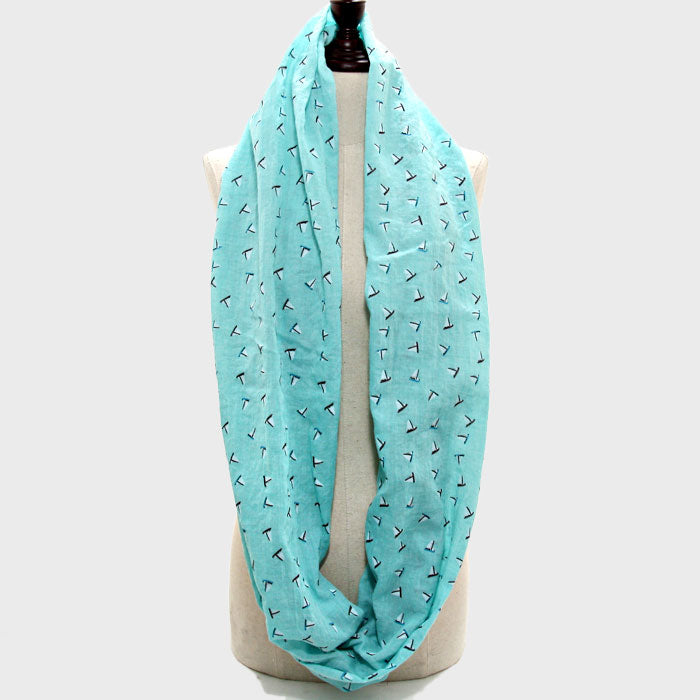 iLLASPARKZ Sailing Boat Infinity Spring Scarf
