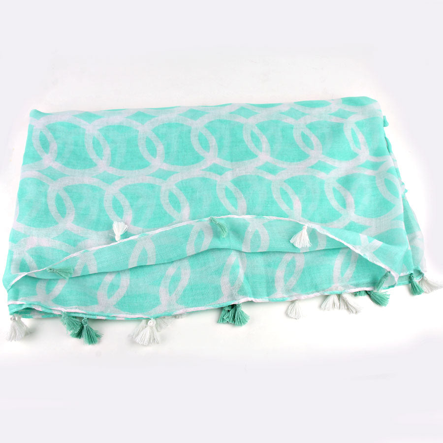 iLLASPARKZ Meshed Rings Polyester Infinity Scarf