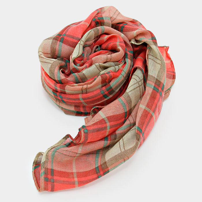 iLLASPARKZ Plaid Check Scarf