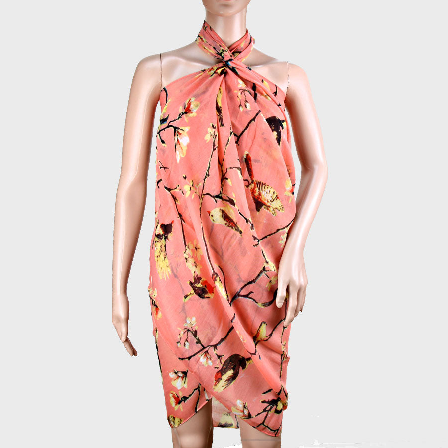 iLLASPARKZ Spring Branches Polyester Pareo Scarf