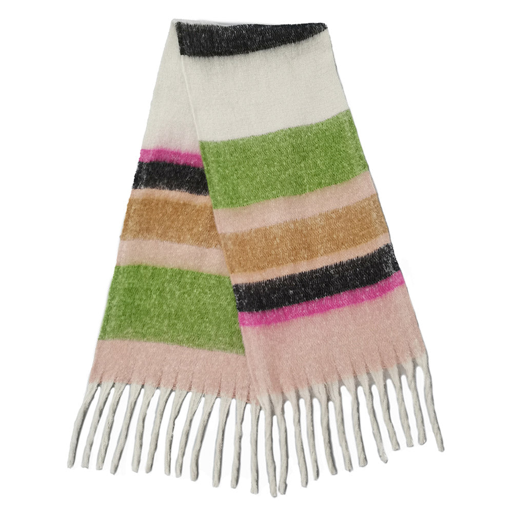 iLLASPARKZ Striped Cozy Oblong Scarf