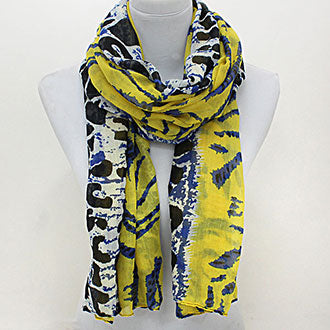 iLLASPARKZ Tiger Print Polyester Pareo Spring Scarf