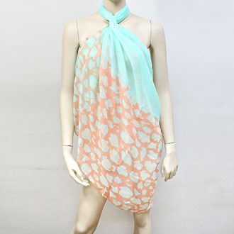 iLLASPARKZ Polyester Star/ Leopard Pareo Spring Scarf