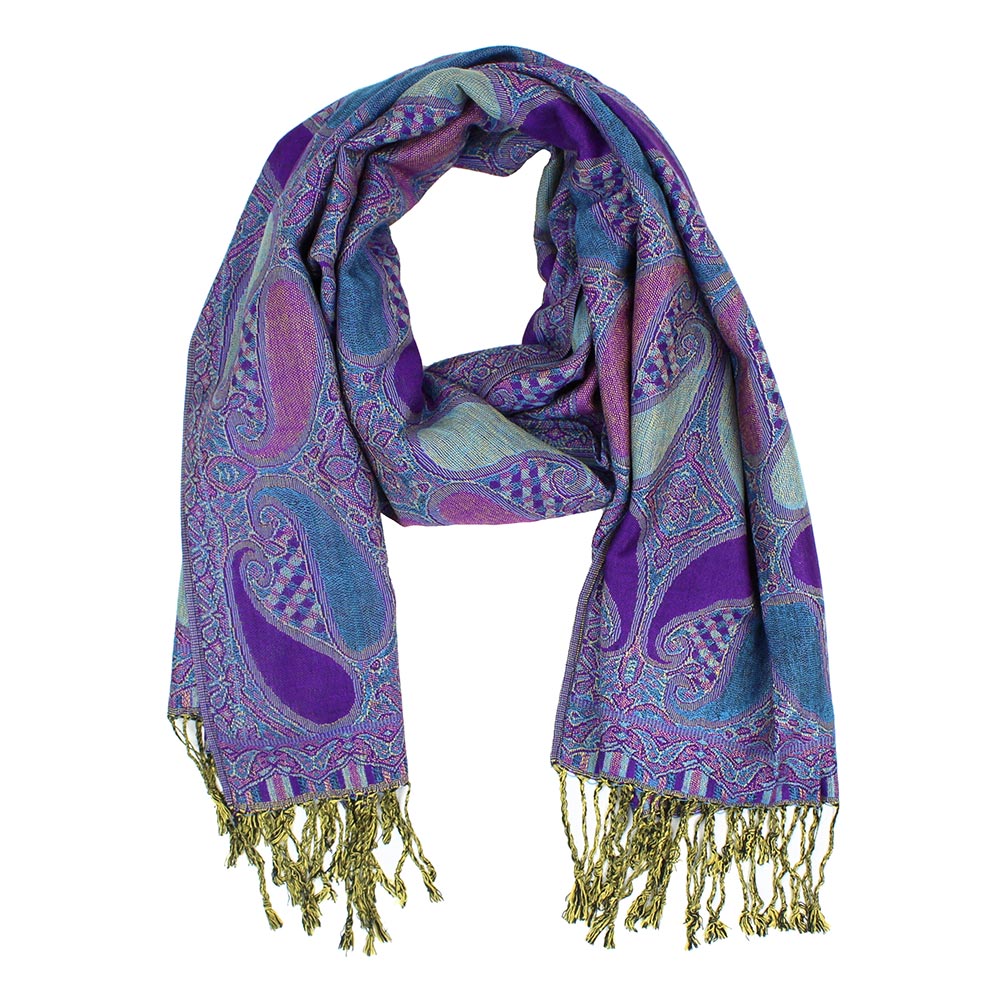 iLLASPARKZ Large Paisley Pashmina Scarf Shawl