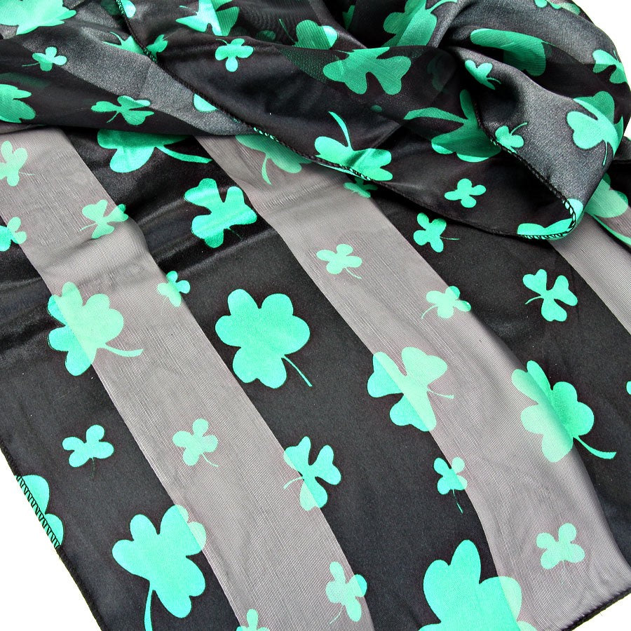 iLLASPARKZ Irish Shamrock ST. PATRICKS DAY SCARF