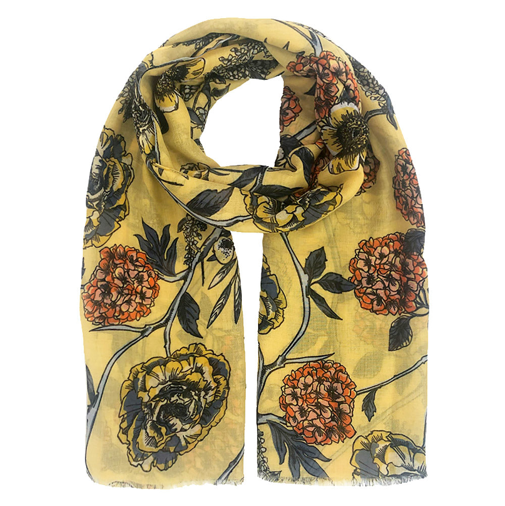 iLLASPARKZ Floral Print Scarf