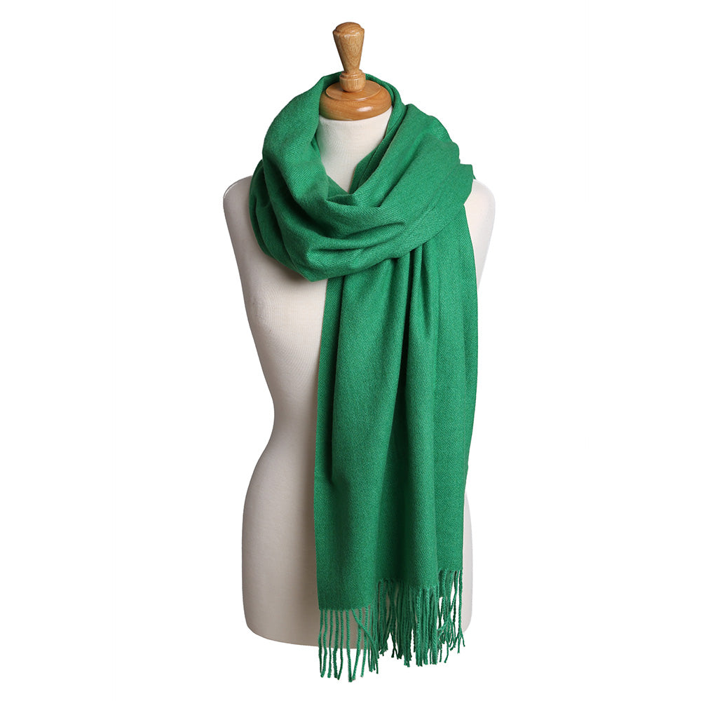 iLLASPARKZ Solid Oblong Scarf with Tassels
