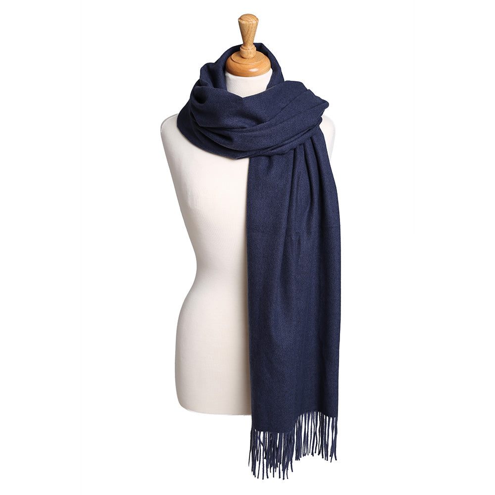 iLLASPARKZ Solid Oblong Scarf with Tassels
