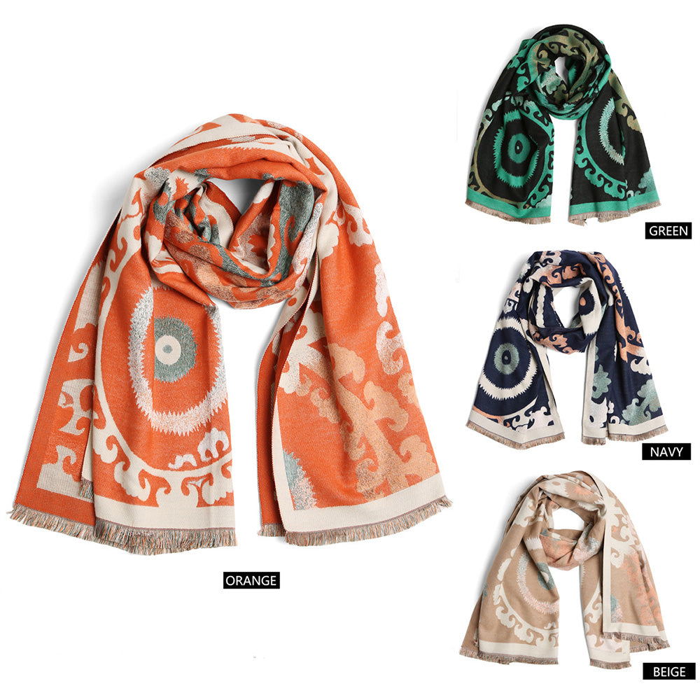 iLLASPARKZ Tribal Oblong Scarf