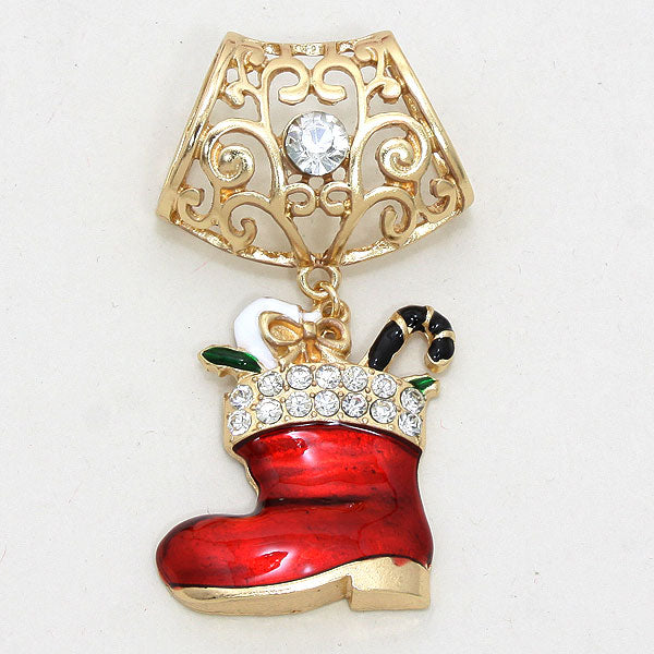 iLLASPARKZ Santa Boots Scarf Ring