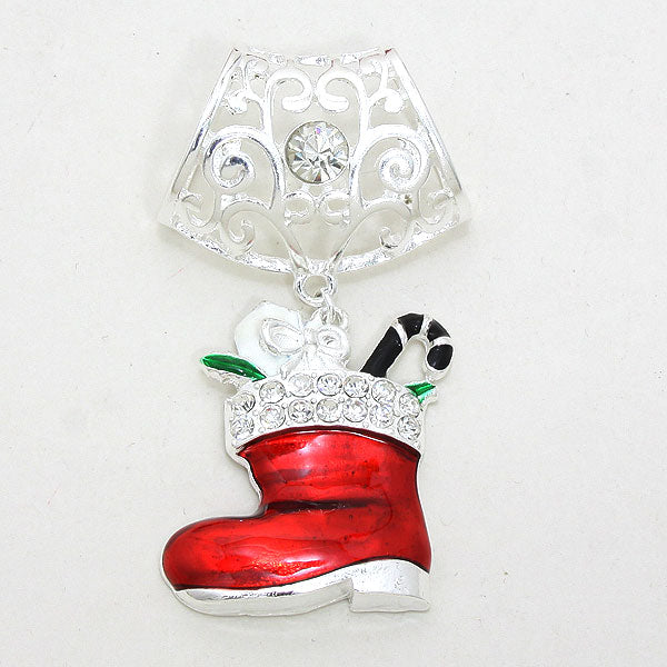 iLLASPARKZ Santa Boots Scarf Ring