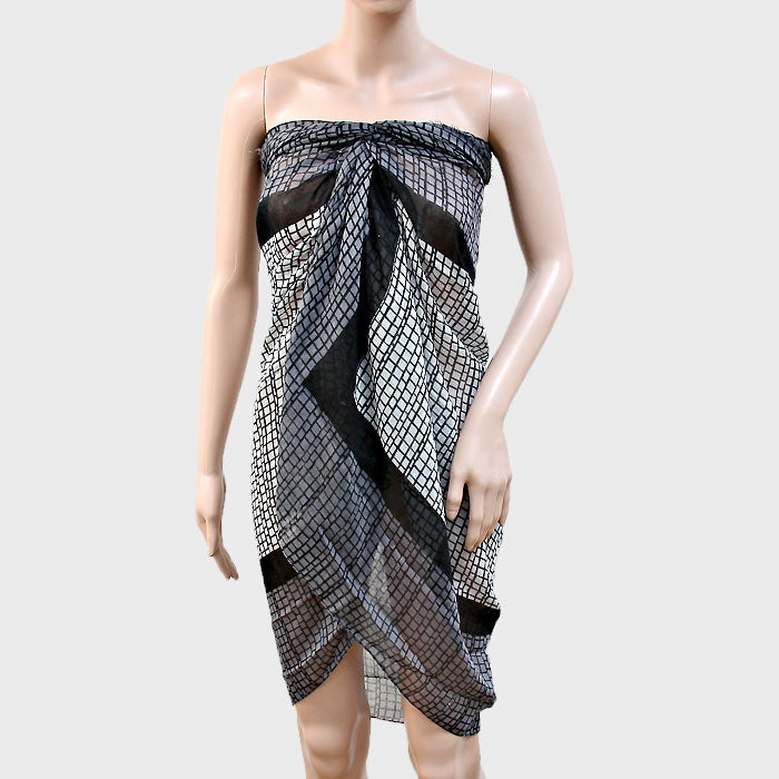 iLLASPARKZ Grid Print Pareo / Scarf