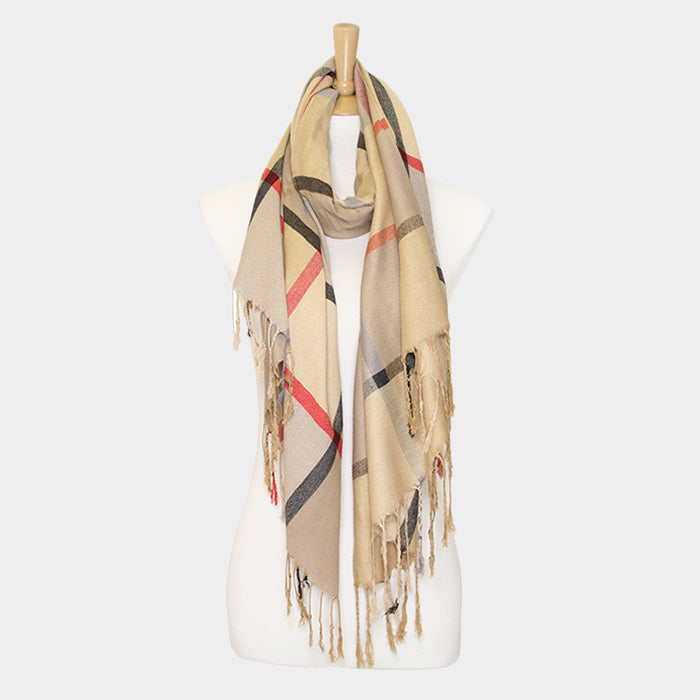 iLLASPARKZ Plaid Scarf