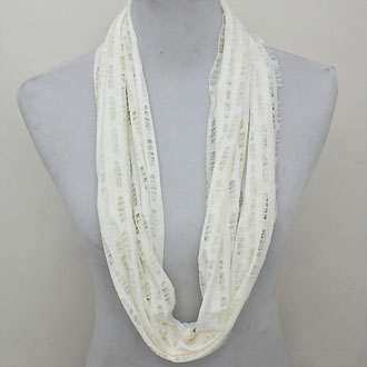 iLLASPARKZ Distressed Polyester Spring Infinity Scarf