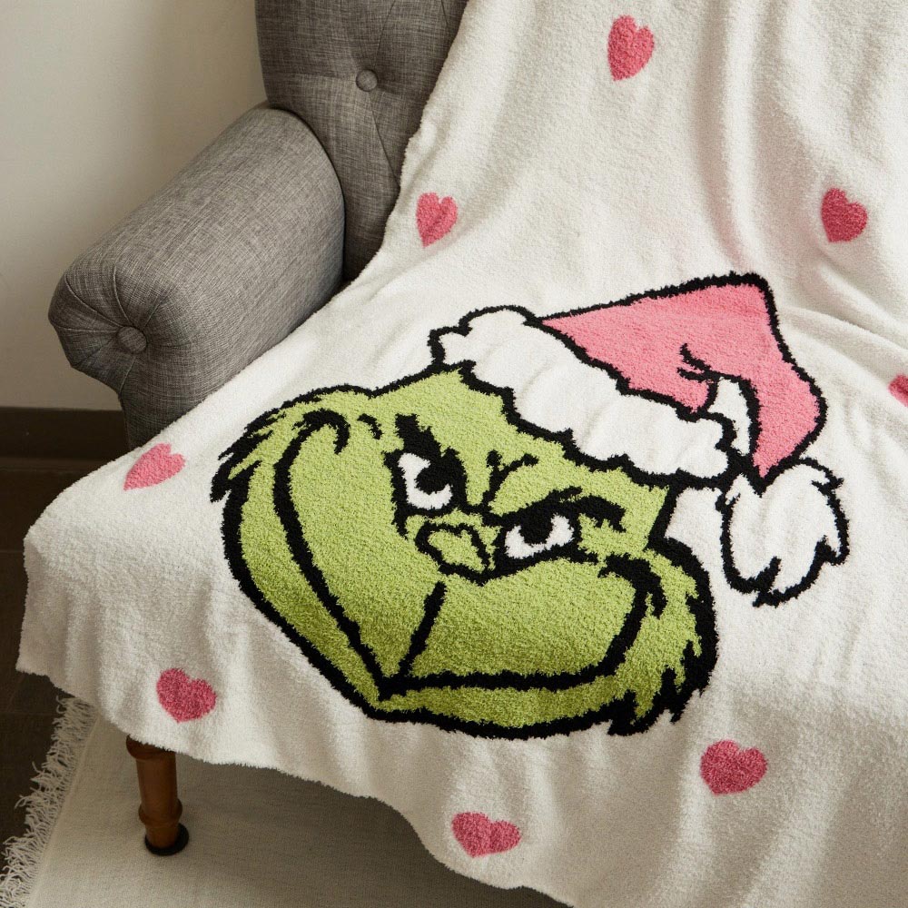 iLLASPARKZ Multi Heart Green Monster Blanket