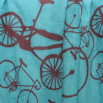 iLLASPARKZ Bicycle Print Cotton Spring Scarf
