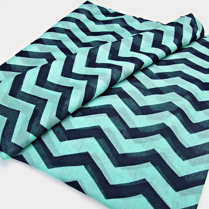iLLASPARKZ Chevron Pattern Infinity Spring Scarf