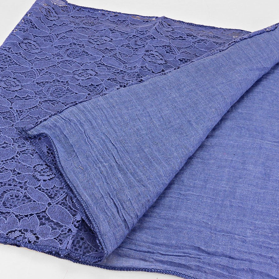 iLLASPARKZ Flower Laced Polyester Infinity Scarf