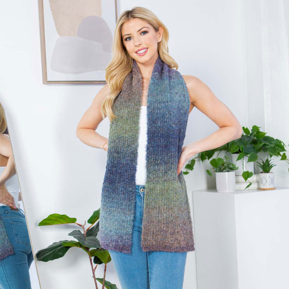 iLLASPARKZ Soft Ombre Gradient Knit Scarf
